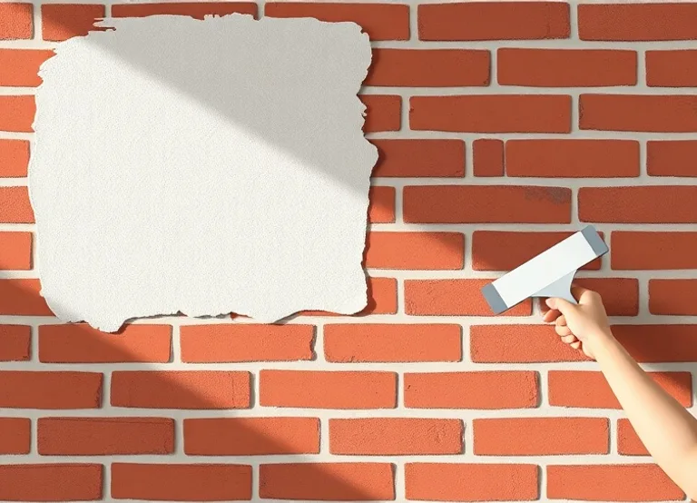 Application d'un enduit décoratif à la lisseuse sur un mur
